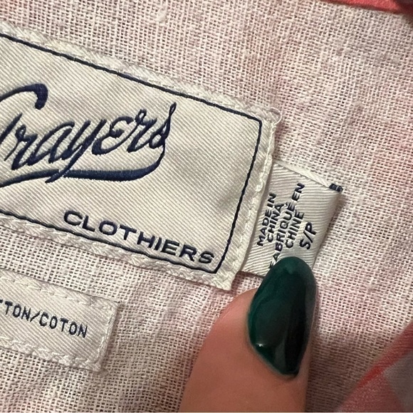 GRAYSON Button Up The Hero Shirt Size Small - Picture 6 of 6